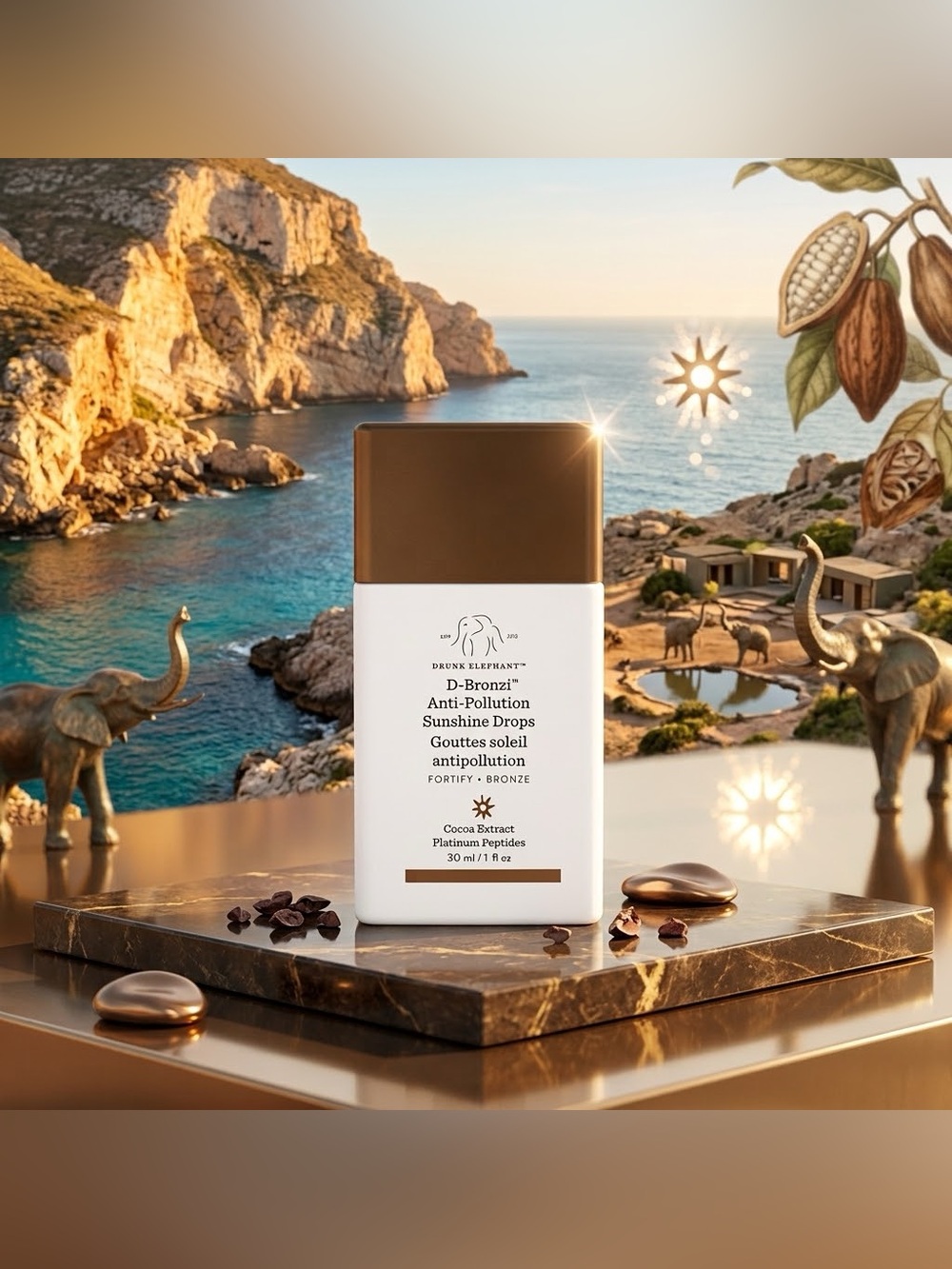 Drunk Elephant D-Bronzi™ Bronzing Drops with Peptides